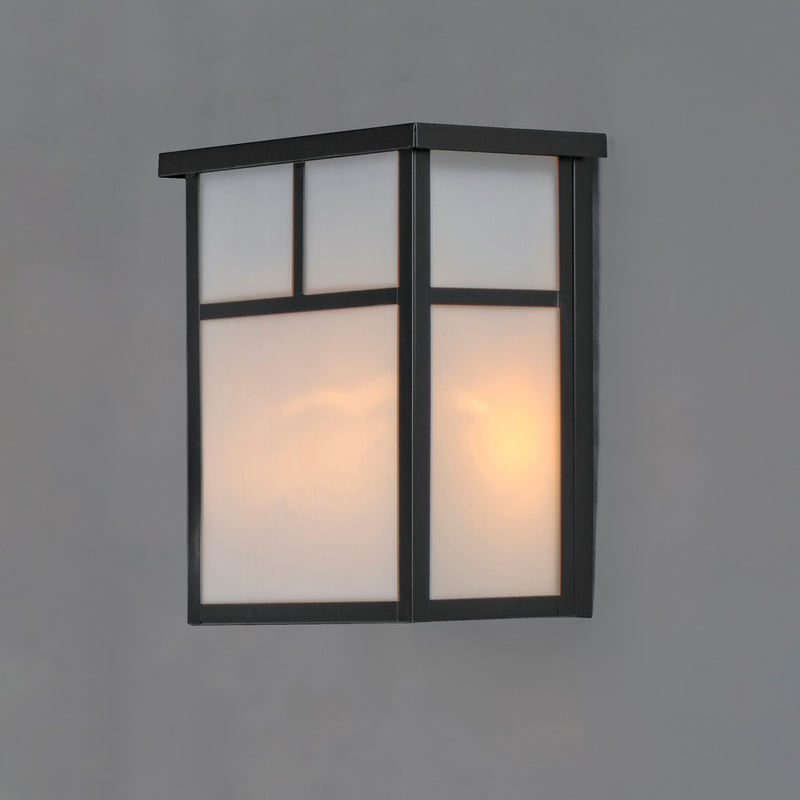 Maxim 4051WTBK Two Light Outdoor Wall Lantern, Black