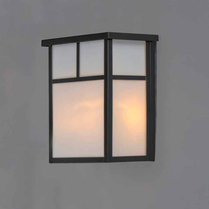 Maxim 4051WTBK Two Light Outdoor Wall Lantern, Black