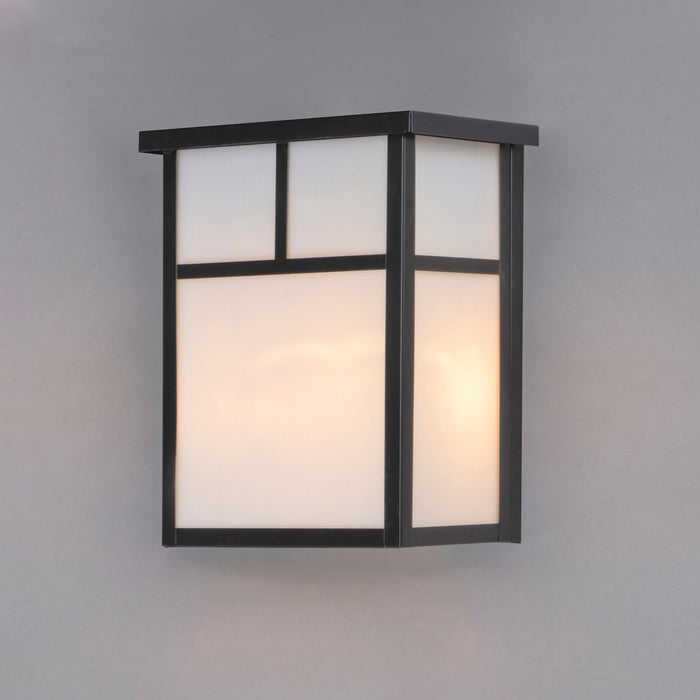 Maxim 4051WTBK Two Light Outdoor Wall Lantern, Black