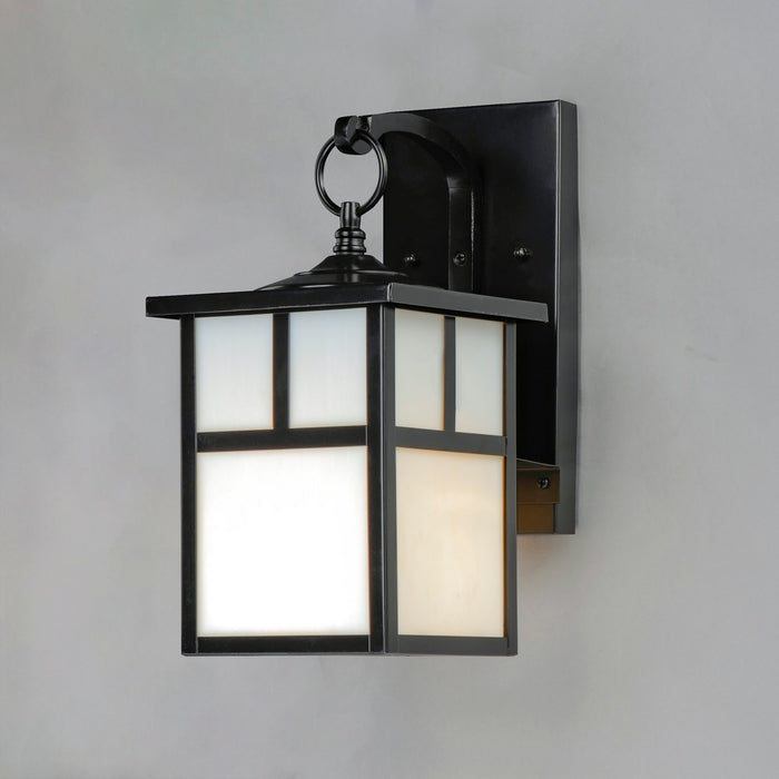 Maxim 4053WTBK One Light Outdoor Wall Lantern, Black