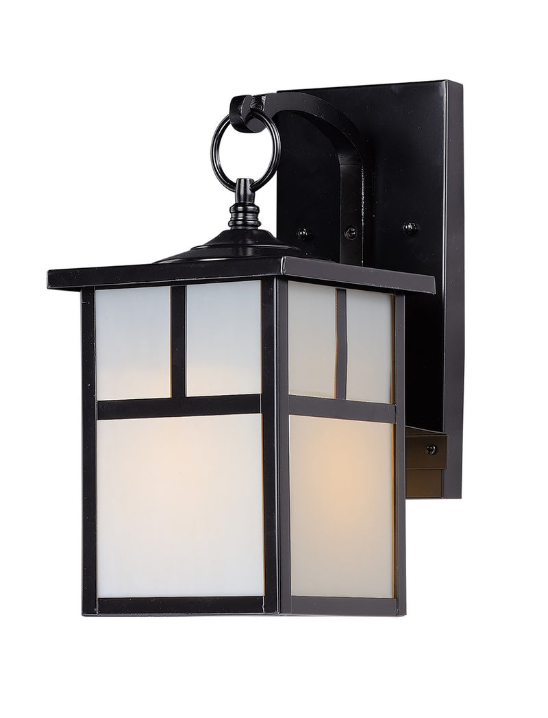 Maxim 4053WTBK One Light Outdoor Wall Lantern, Black