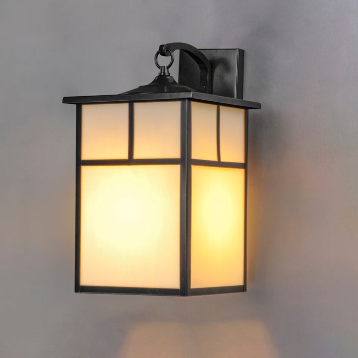 Maxim 4054WTBK One Light Outdoor Wall Lantern, Black