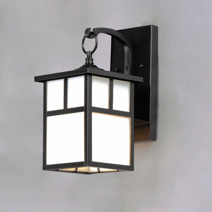 Maxim 4054WTBK One Light Outdoor Wall Lantern, Black