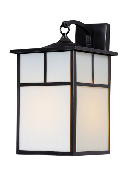 Maxim 4054WTBK One Light Outdoor Wall Lantern, Black