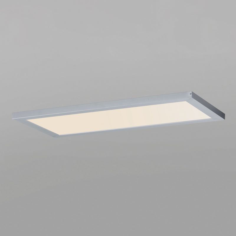 Maxim 57762WTAL LED Flush Mount, Brushed Aluminum
