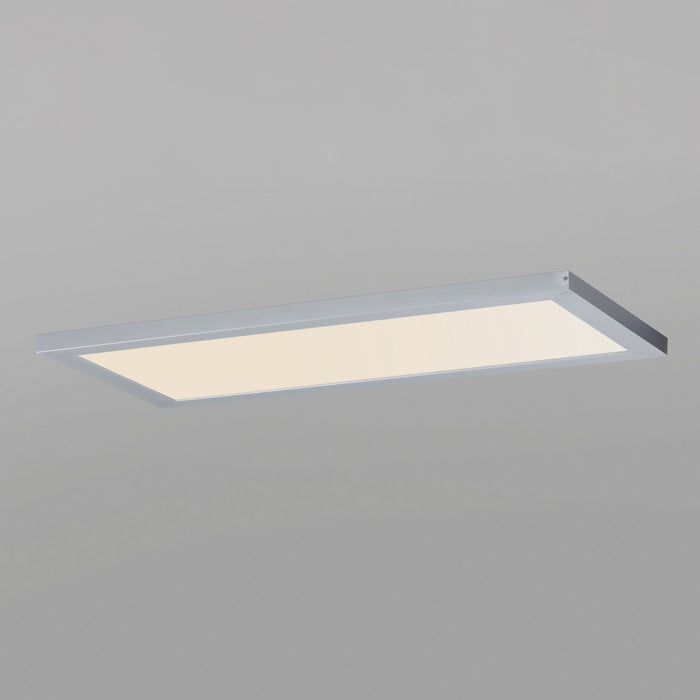 Maxim 57762WTAL LED Flush Mount, Brushed Aluminum