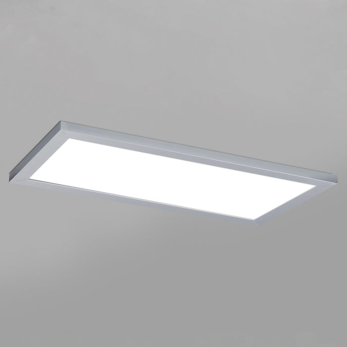 Maxim 57762WTAL LED Flush Mount, Brushed Aluminum