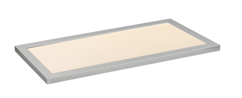 Maxim 57762WTAL LED Flush Mount, Brushed Aluminum