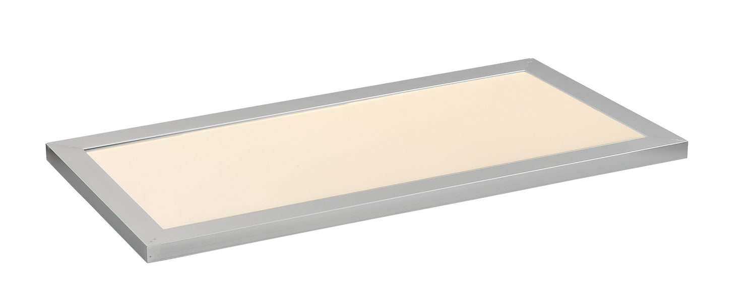 Maxim 57762WTAL LED Flush Mount, Brushed Aluminum