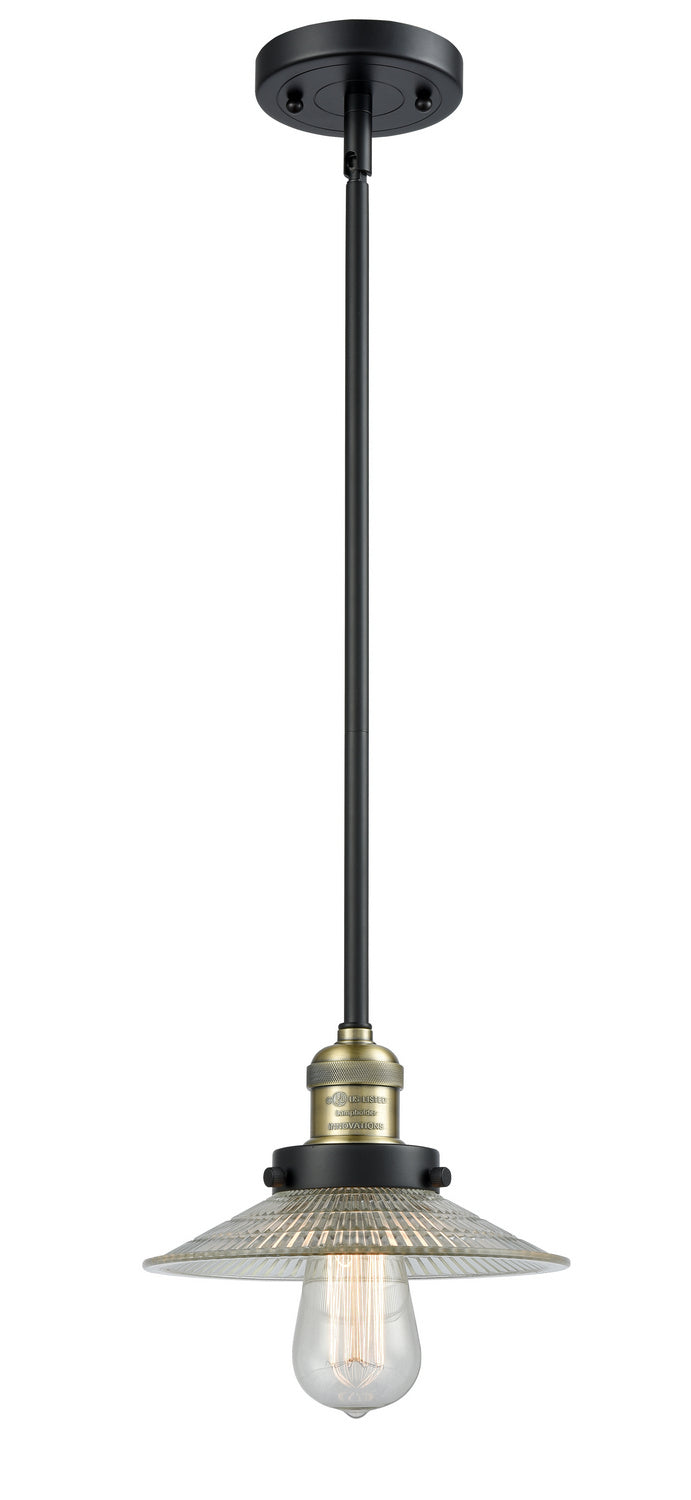 Innovations 201S-BAB-G2 One Light Mini Pendant, Black Antique Brass