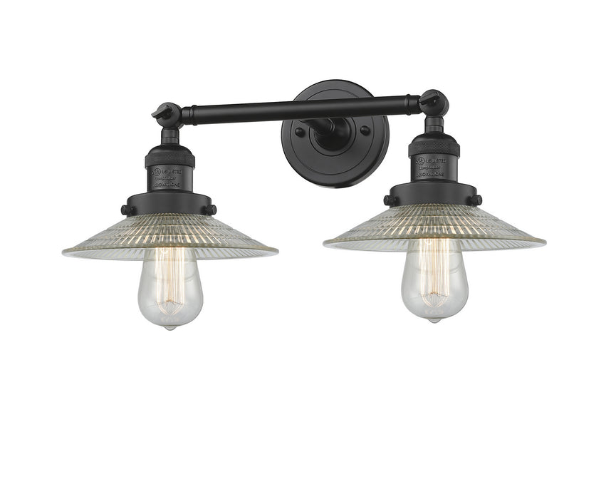 Innovations 208-BK-G2 Two Light Bath Vanity, Matte Black