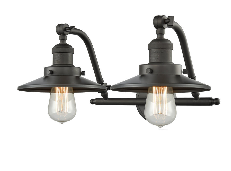 Innovations 515-2W-OB-M5 Two Light Bath Vanity, Oil Rubbed Bronze