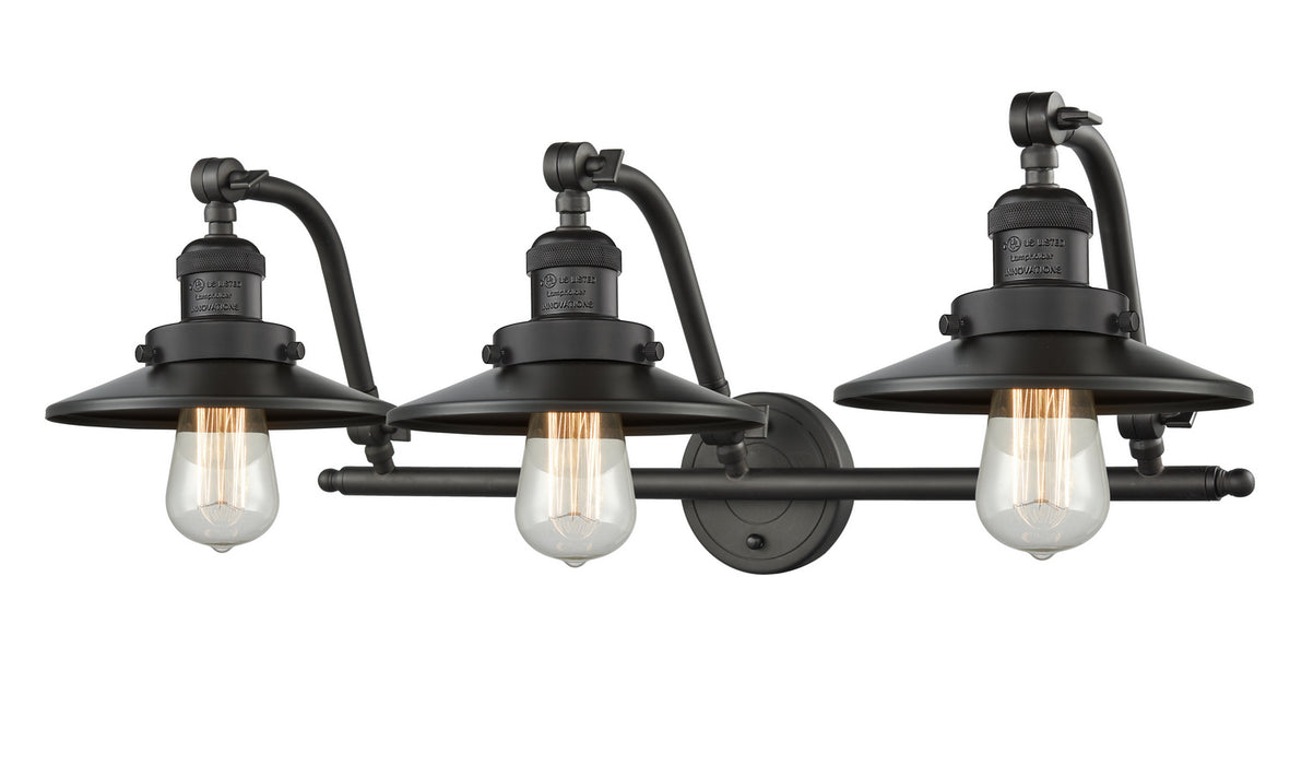 Innovations 515-3W-OB-M5 Three Light Bath Vanity, Oil Rubbed Bronze