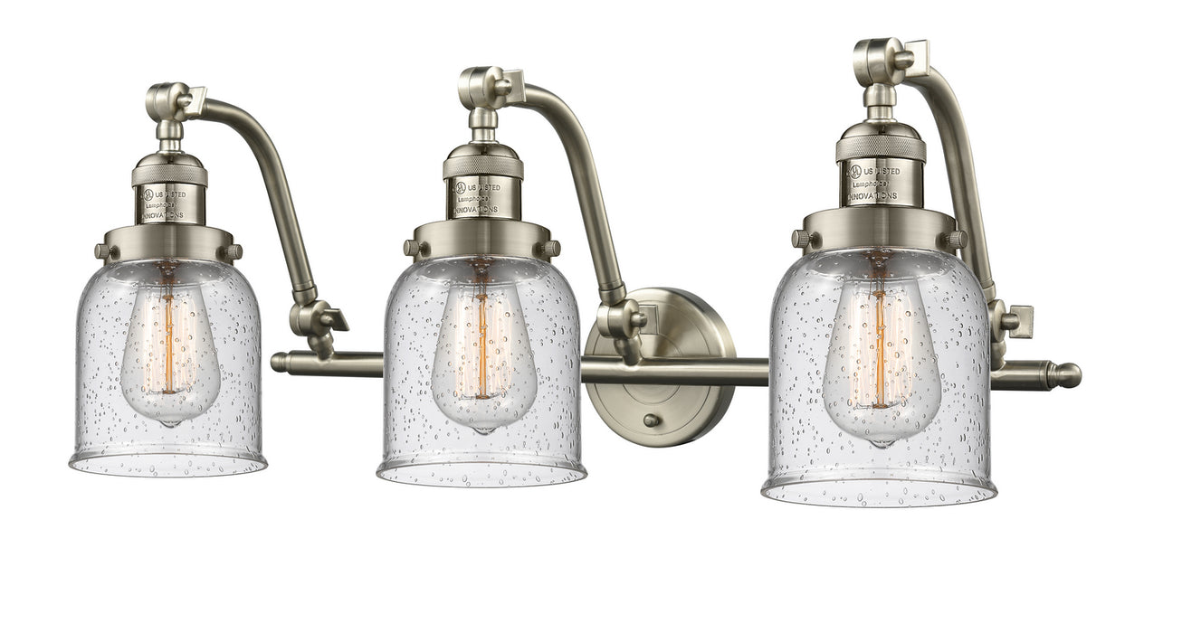 Innovations 515-3W-SN-G54 Three Light Bath Vanity, Brushed Satin Nickel