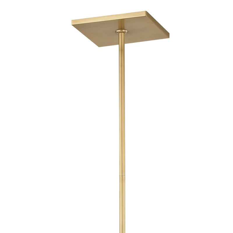 Crystorama 2112-AG One Light Chandelier, Aged Brass