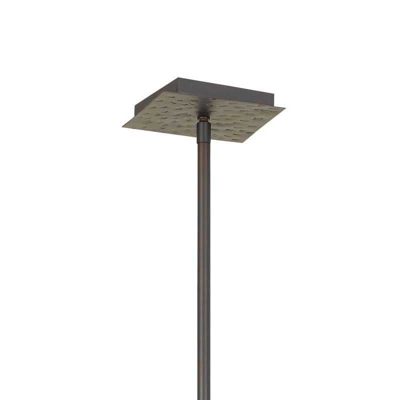 Crystorama 337-RS Nine Light Chandelier, Raw Steel