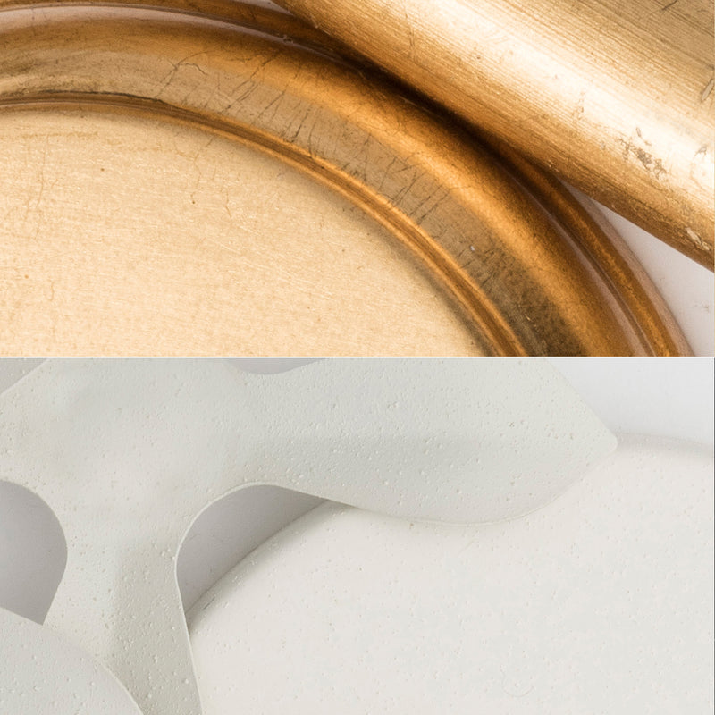 Crystorama 8682-MT-GA Two Light Wall Sconce, Matte White + Antique Gold