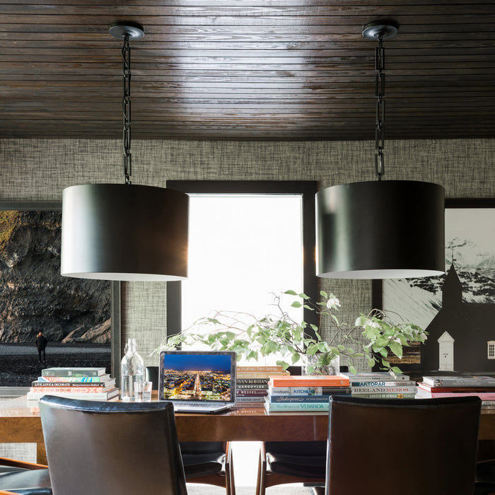 Crystorama 8686-MK-WH Six Light Chandelier, Matte Black + White