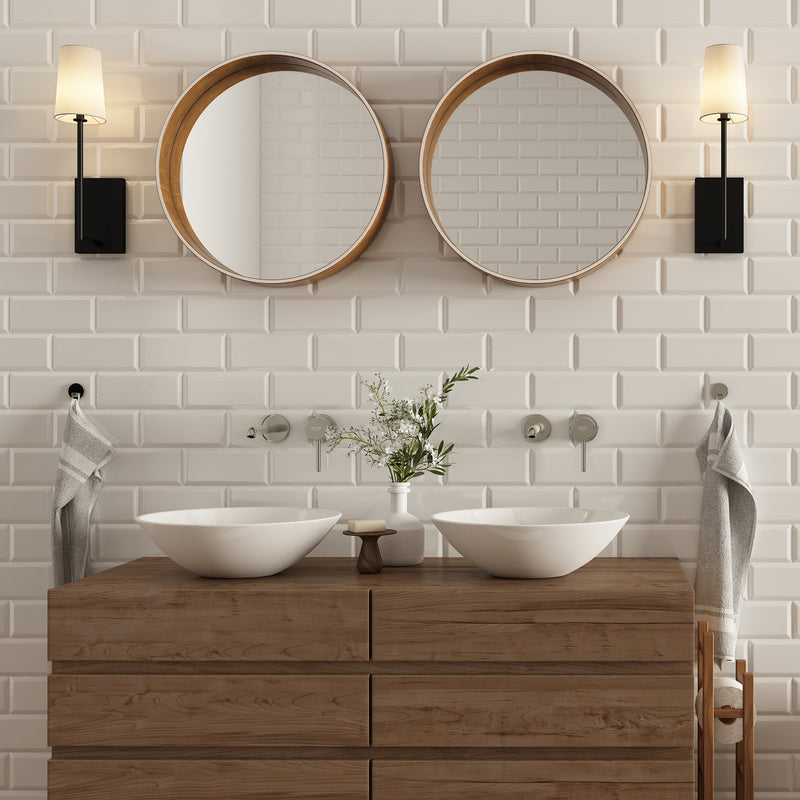 Crystorama LEN-251-BF One Light Wall Sconce, Black Forged