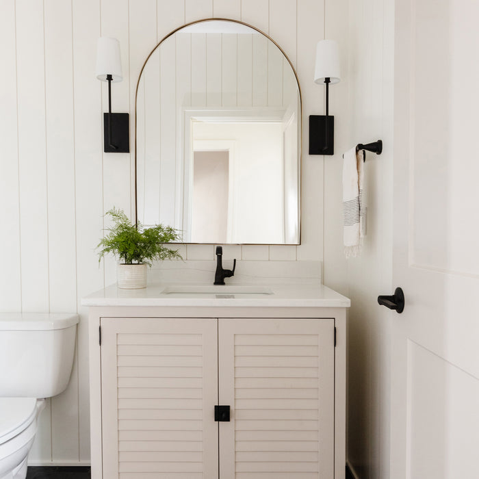 Crystorama LEN-252-BF Two Light Wall Sconce, Black Forged