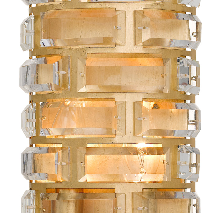 Crystorama MER-4862-GA Four Light Wall Sconce, Antique Gold