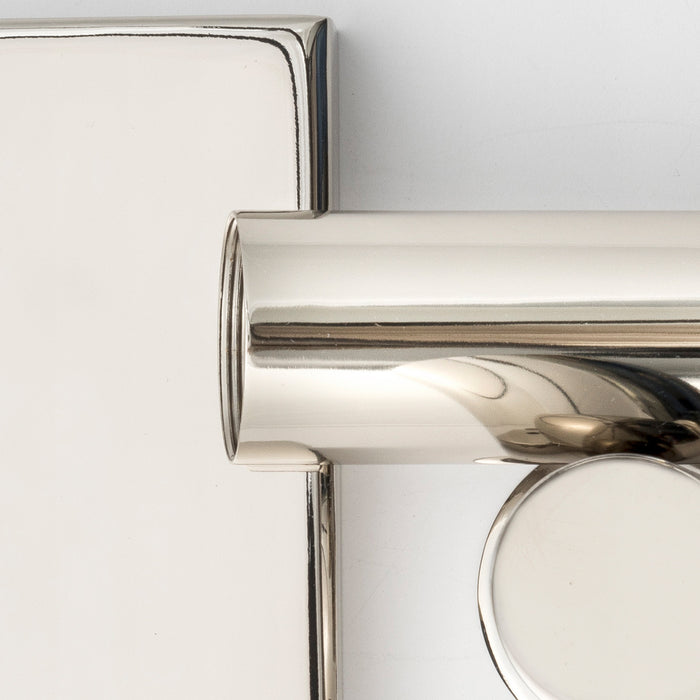 Crystorama MOR-8801-PN One Light Wall Sconce, Polished Nickel