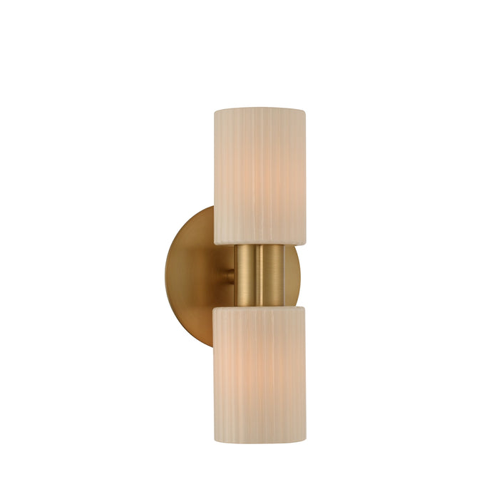 Kalco 308420WB Two Light Wall Bracket, Winter Brass