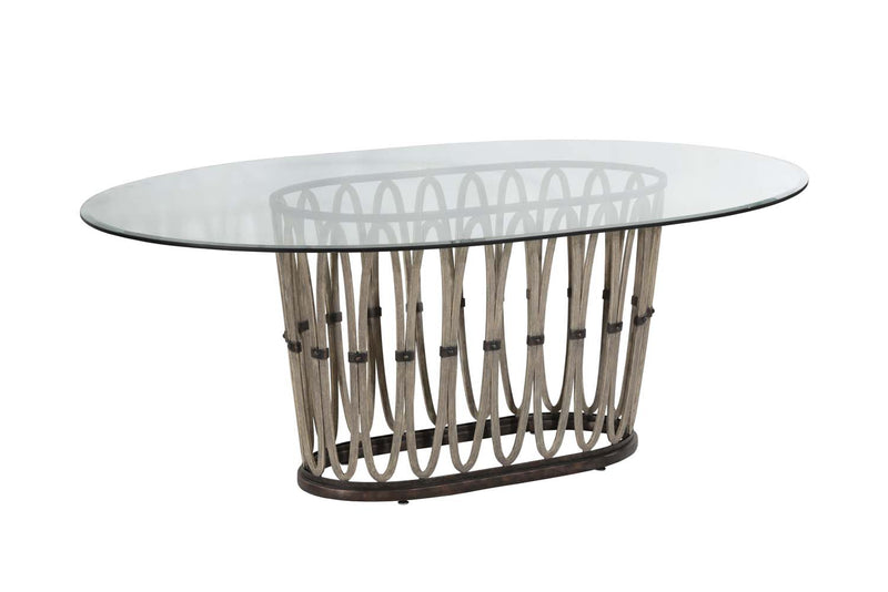 Kalco 800403FG Dining Table, Florence Gold