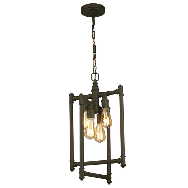 Eglo USA 202836A Four Light Pendant, Matte Bronze
