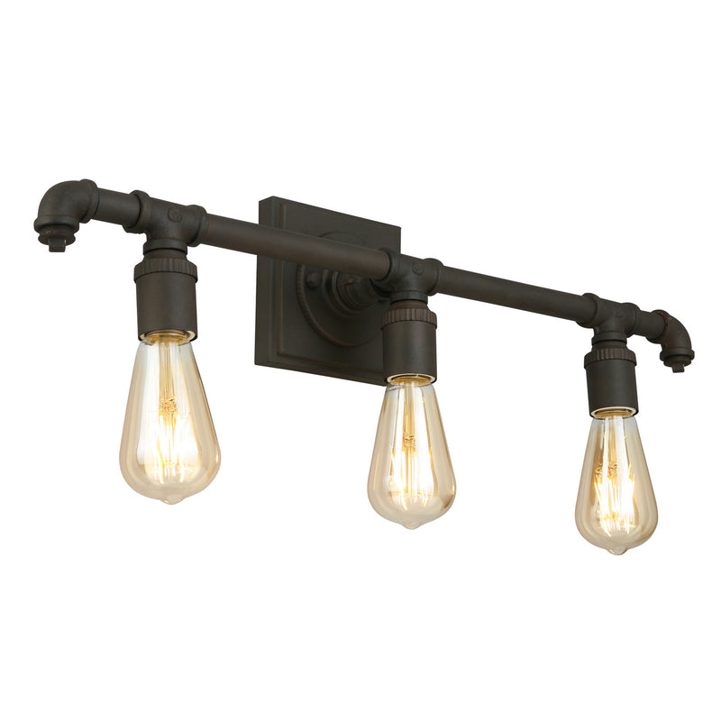 Eglo USA 202841A Three Light Bath/Vanity, Matte Bronze