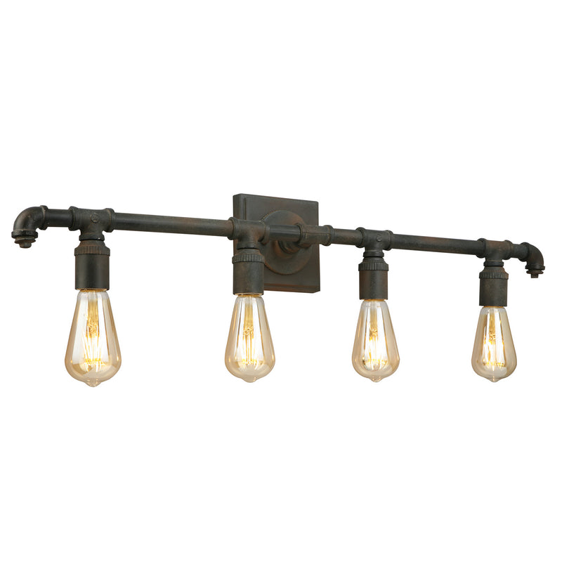 Eglo USA 202844A Four Light Bath/Vanity, Zinc