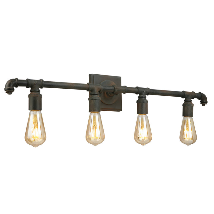 Eglo USA 202844A Four Light Bath/Vanity, Zinc