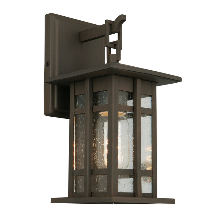 Eglo USA 202887A One Light Outdoor Wall Mount, Matte Bronze