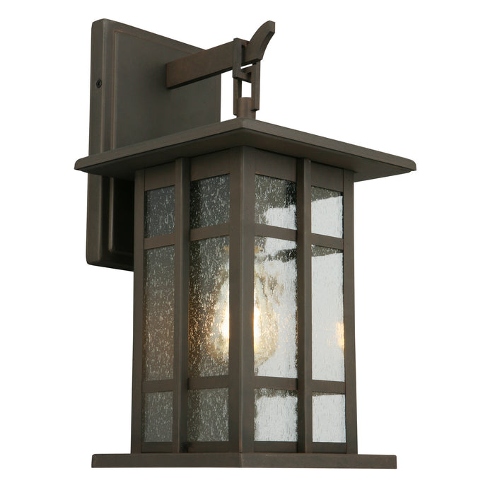 Eglo USA 202888A One Light Outdoor Wall Mount, Matte Bronze