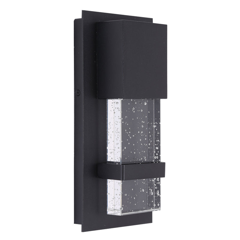Eglo USA 202953A LED Outdoor Wall Mount, Matte Black
