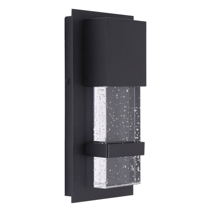 Eglo USA 202953A LED Outdoor Wall Mount, Matte Black