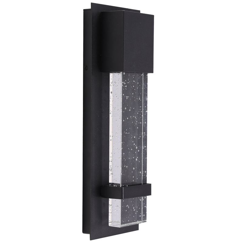 Eglo USA 202955A LED Outdoor Wall Mount, Matte Black