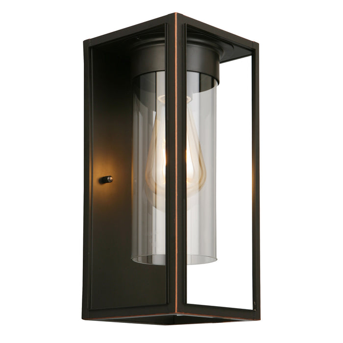 Eglo USA 203029A One Light Outdoor Wall Mount, Oil Rubbed Bronze