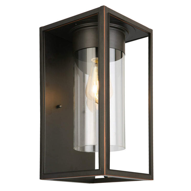 Eglo USA 203032A One Light Outdoor Wall Mount, Oil Rubbed Bronze