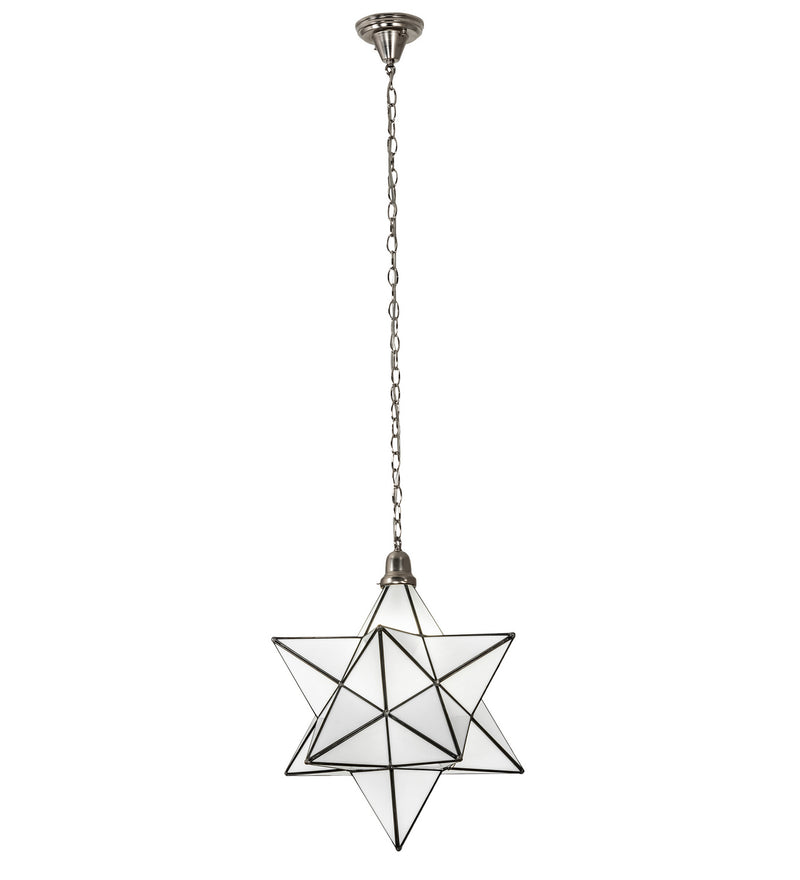 Meyda Tiffany 162855 LED Pendant, Brushed Nickel
