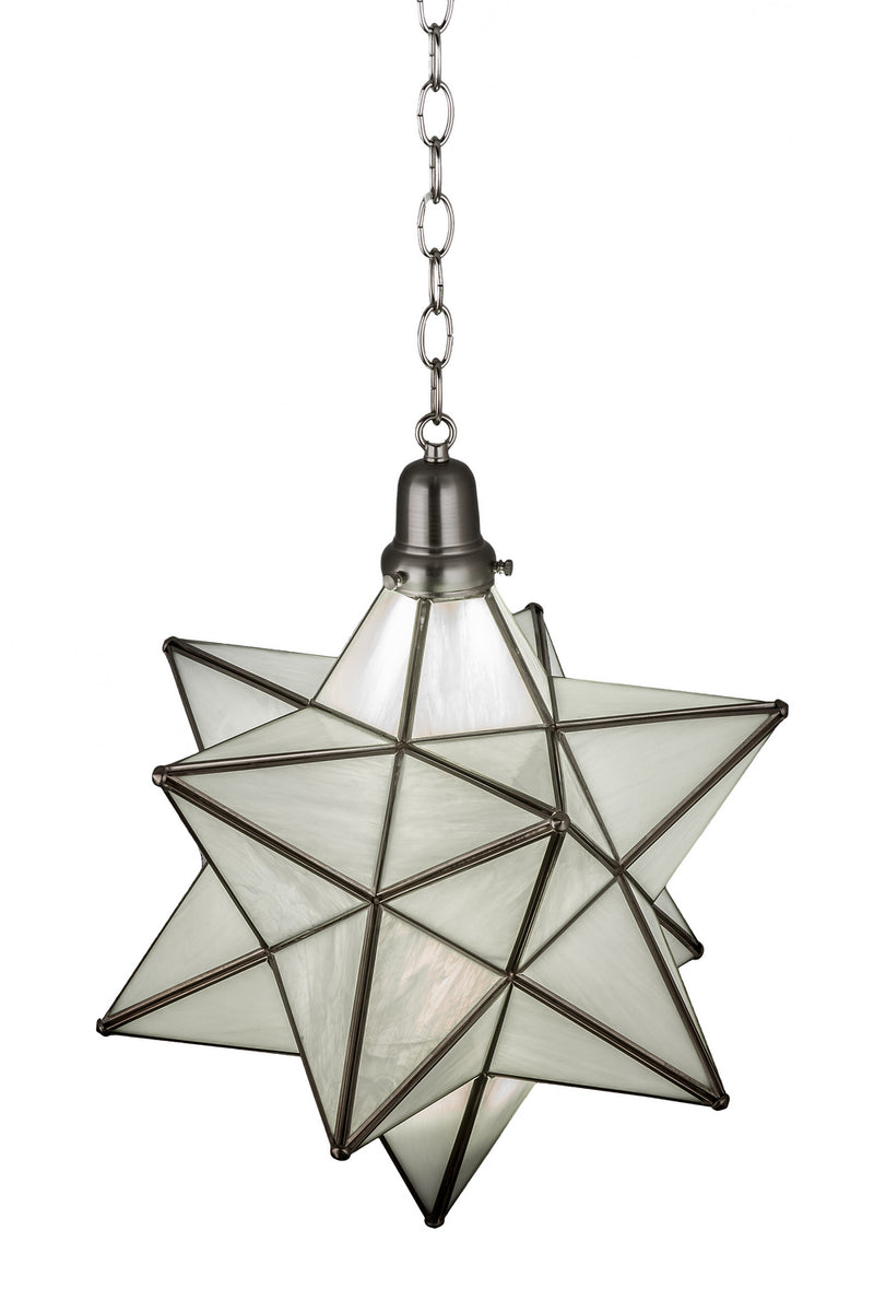 Meyda Tiffany 162855 LED Pendant, Brushed Nickel
