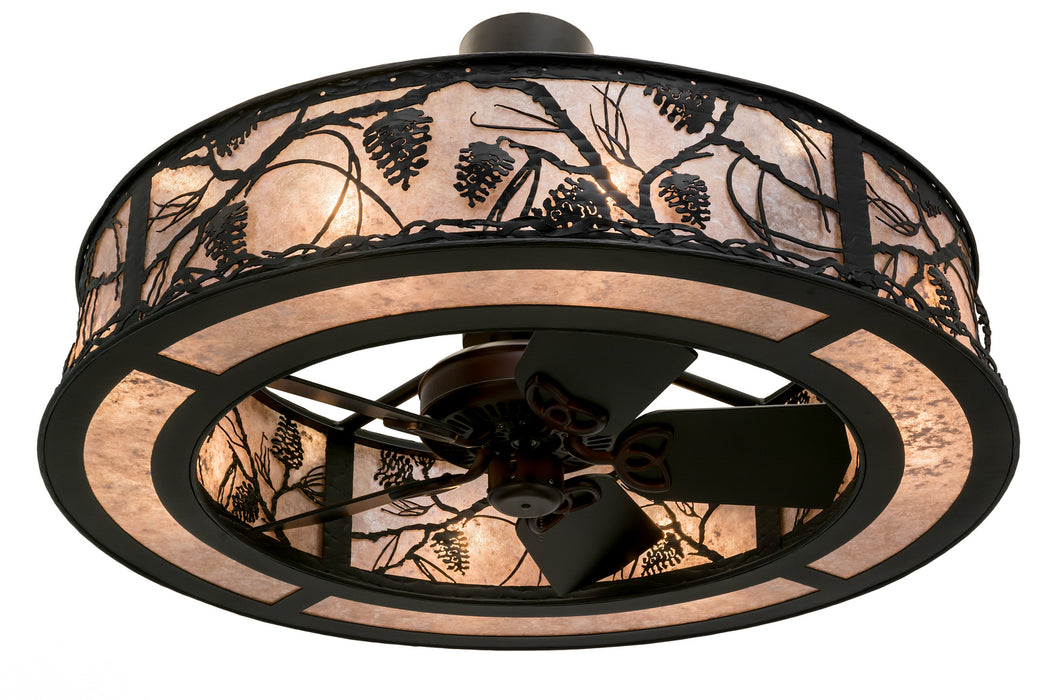 Meyda Tiffany 170922 12 Light Chandel-Air, Black Metal