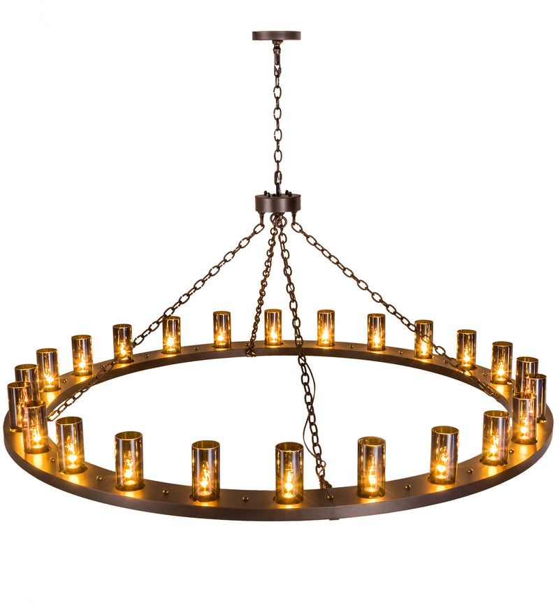 Meyda Tiffany 187477 24 Light Chandelier, Mahogany Bronze
