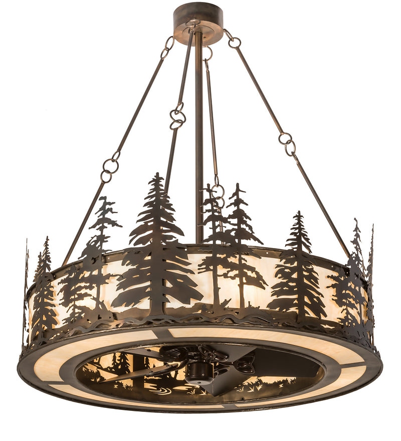 Meyda Tiffany 190516 16 Light Chandel-Air, Antique Copper