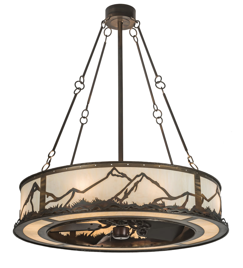 Meyda Tiffany 190518 16 Light Chandel-Air, Antique Copper