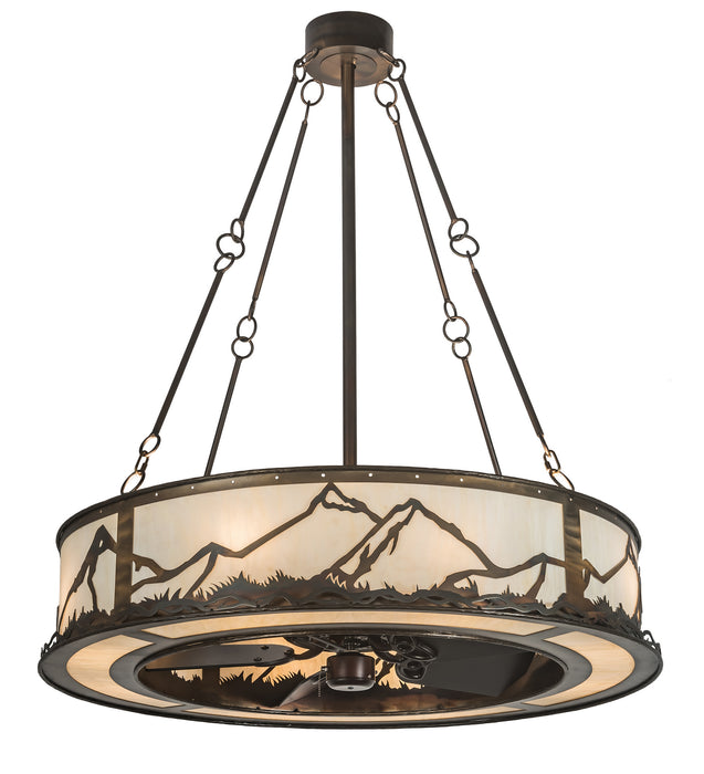 Meyda Tiffany 190518 16 Light Chandel-Air, Antique Copper