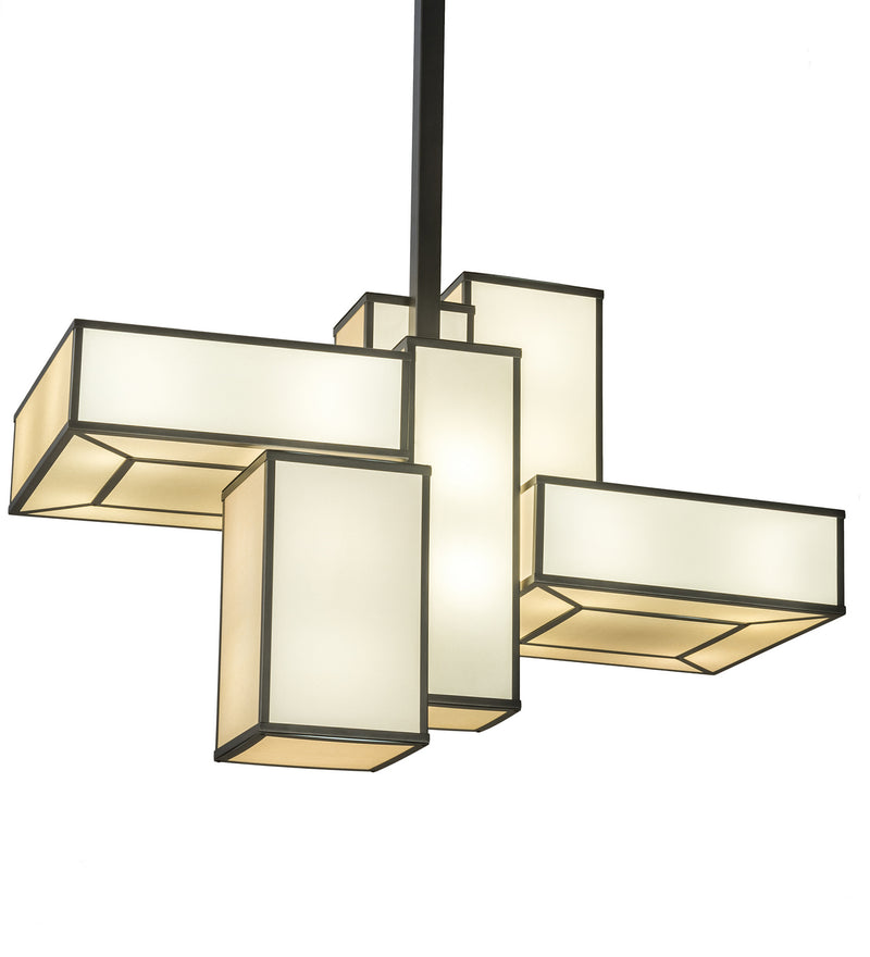 Meyda Tiffany 194047 16 Light Pendant, Pewter