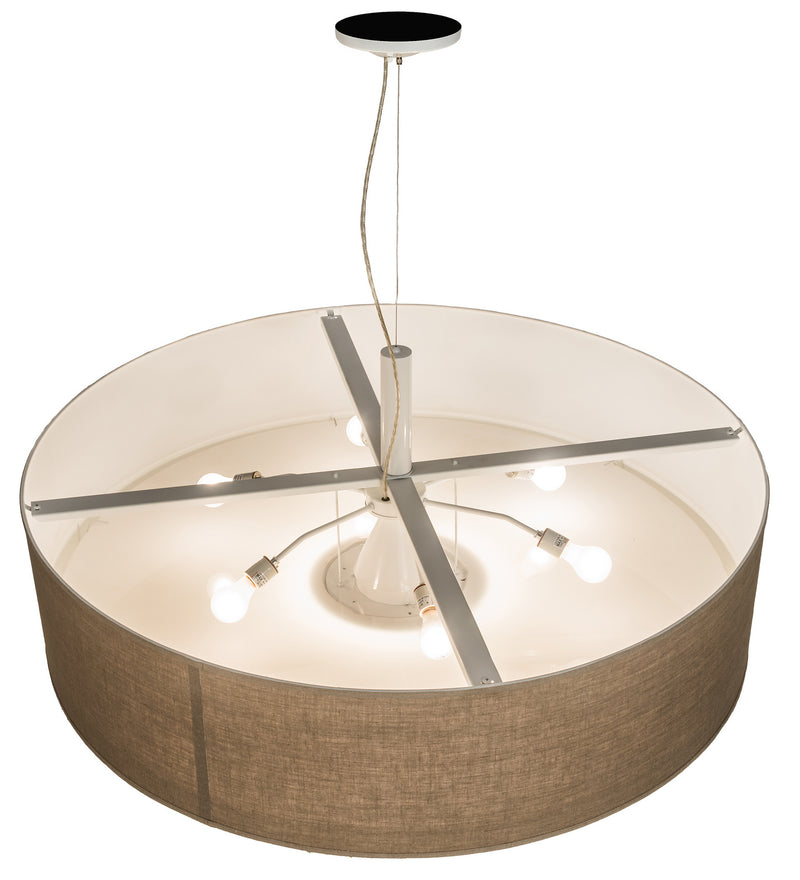 Meyda Tiffany 194176 Seven Light Pendant, White