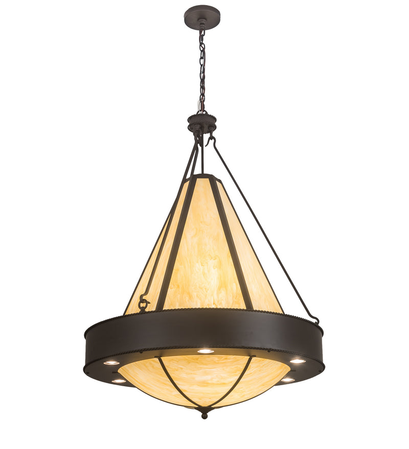 Meyda Tiffany 195558 12 Light Pendant, Oil Rubbed Bronze