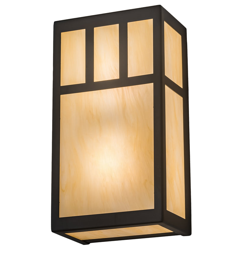 Meyda Tiffany 195568 Two Light Wall Sconce, Oil Rubbed Bronze